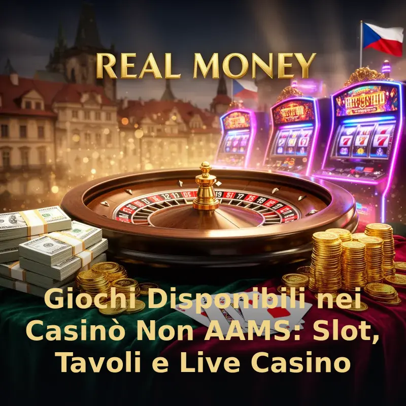 Giochi Disponibili nei Casinò Non AAMS: Slot, Tavoli e Live Casino